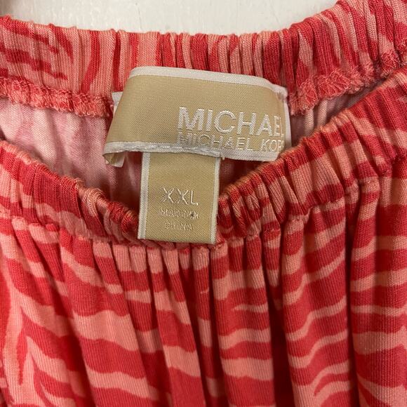 Michael Michael Kors Zebra-Print Off-The-Shoulder Dress Size XXL - Picture 7 of 11